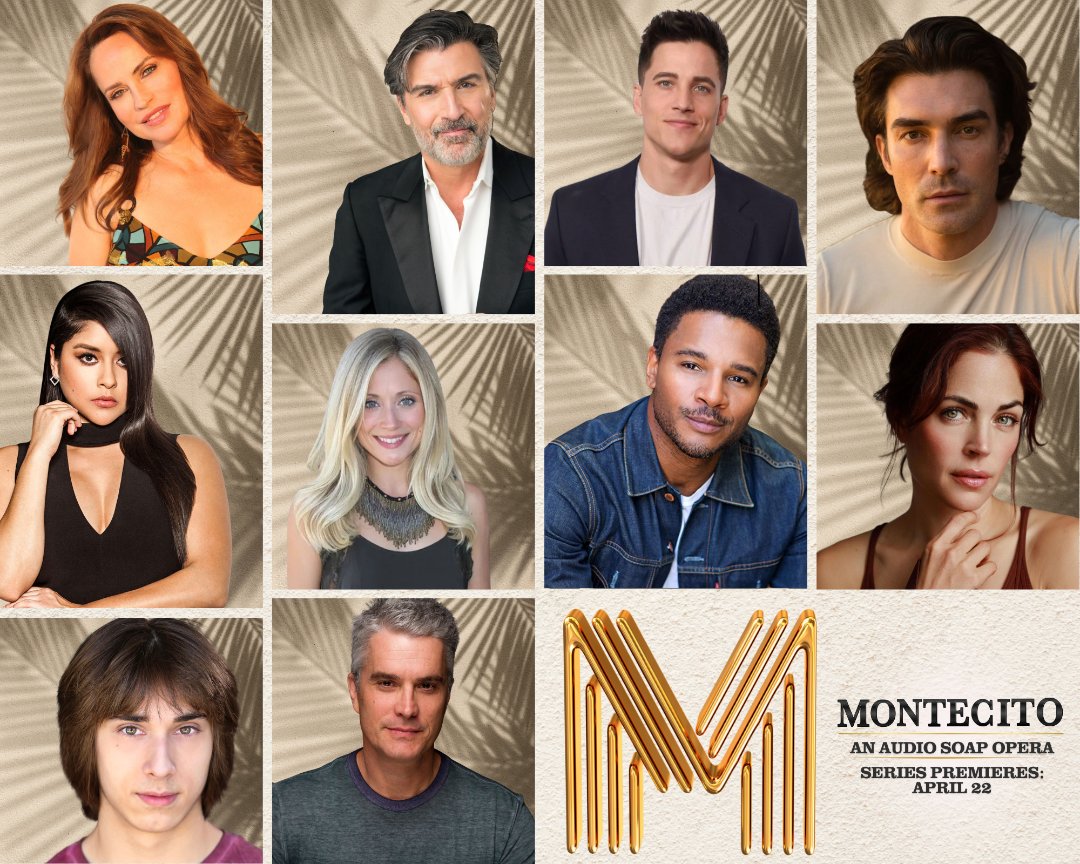 venicetheseries's tweet photo. Mark Your Calendars for April 22nd and the series premiere of.... Montecito:  An Audio Soap Opera.  Available wherever you get your podcasts. Lots of familiar faces.

Find out more about Montecito at https://t.co/48Dx0j4VCd https://t.co/gETam5eE99