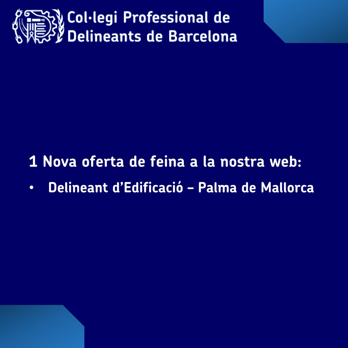 Col·legi Professional de Delineants de Barcelona tweet media