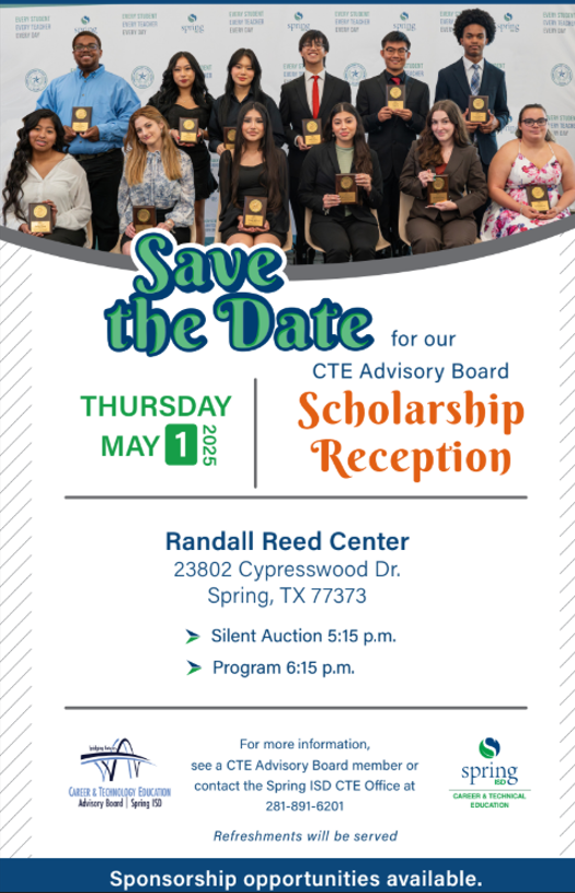 Shout out to the @SISBPatriots  team for supporting <a href="/SpringISD_CTE/">SpringISD_CTE</a> student scholarships by donating a silent auction basket for the upcoming
<a href="/SISDCTEAdvisory/">Spring CTE Advisory Board</a> reception and fundraiser! Who's next?