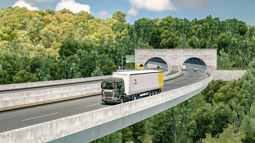 therionizer's tweet photo. Project Japan v 1.0.11
Delivery 58 : Suita-Matsuyama
Cargo : Honey
Part 5
#ProjectJapan #ETS2jp #ETS2 #EuroTruckSimulator2 #SavePalestine #SaveGaza #PrayForPalestine 🇵🇸 #doublestandards https://t.co/OcKxMSDgzZ
