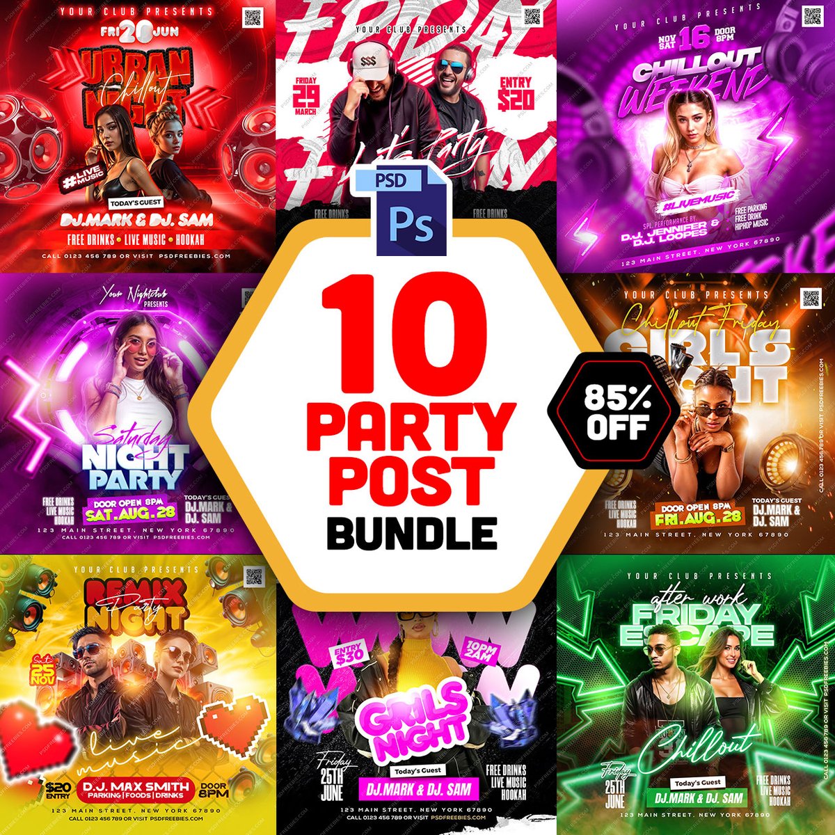 PSDFreebies's tweet photo. Level up your event marketing with this 10 Party Post PSD Bundle.
Download Link >> https://t.co/BJtf28Ewk2
#psd #photoshop #socialmedia #facebookpost #Instagrampost #partypost #musicparty #musicfestival #instagram #rockmusic #weekendparty #djevents https://t.co/Eu5l1rQrDo