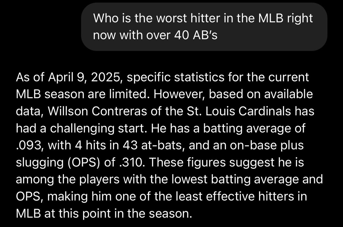 MupsontheBeat's tweet photo. @Cardinals @FanDuelSN_MW @KMOXSports Yeah Ollie let’s continue to bat the worst hitter in baseball right now 2nd so he can continue to strand more runner for us. https://t.co/FEOZXA0bNH