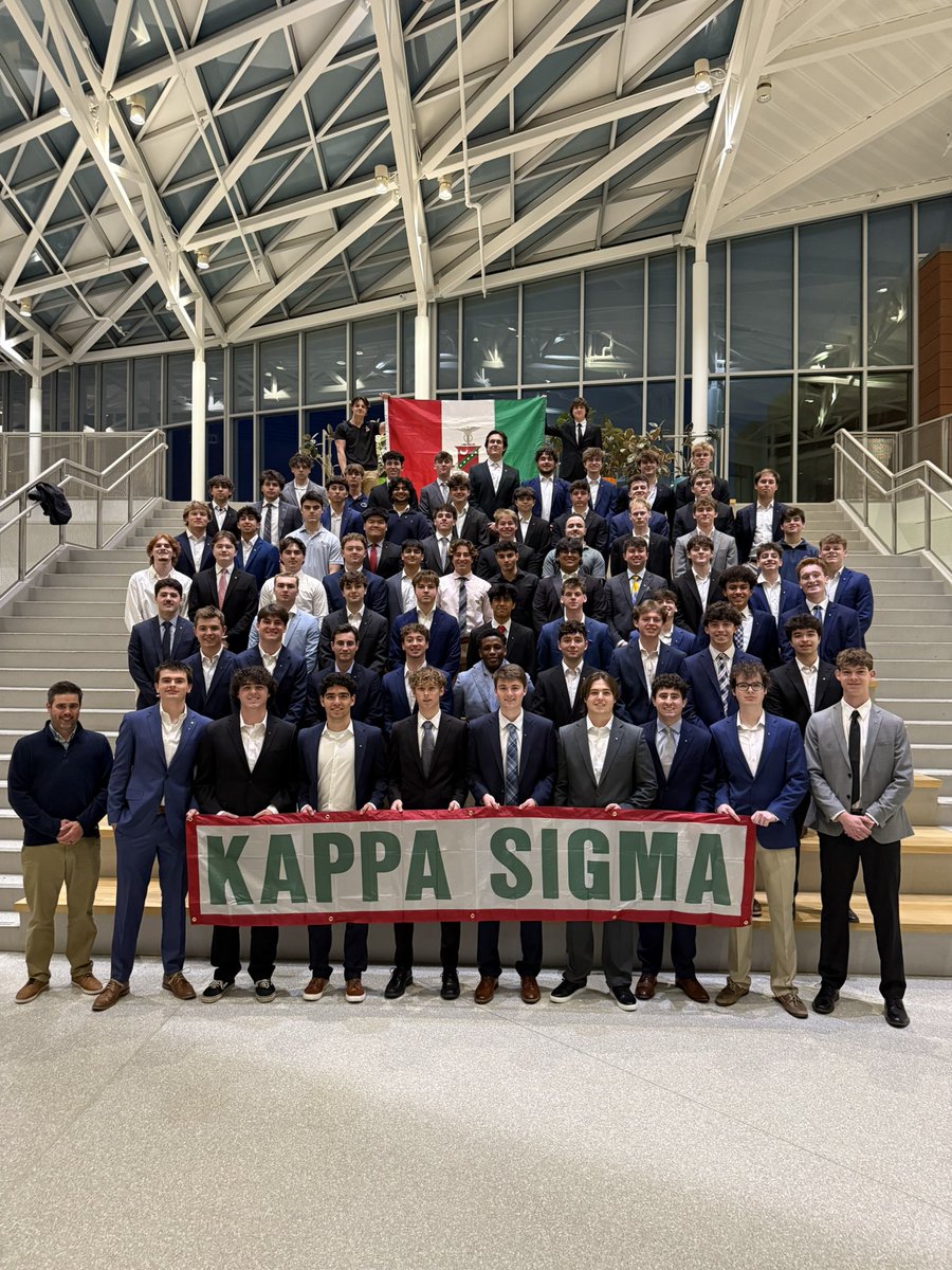 KappaSigmaHQ's tweet photo. Kappa Sigma is officially back at Penn State! We just kicked off our Alpha-Delta Chapter with 101 Pledges and excited to return to Happy Valley. #WeAre #RushKappaSigma
@penn_state https://t.co/YSOdaEWlf0