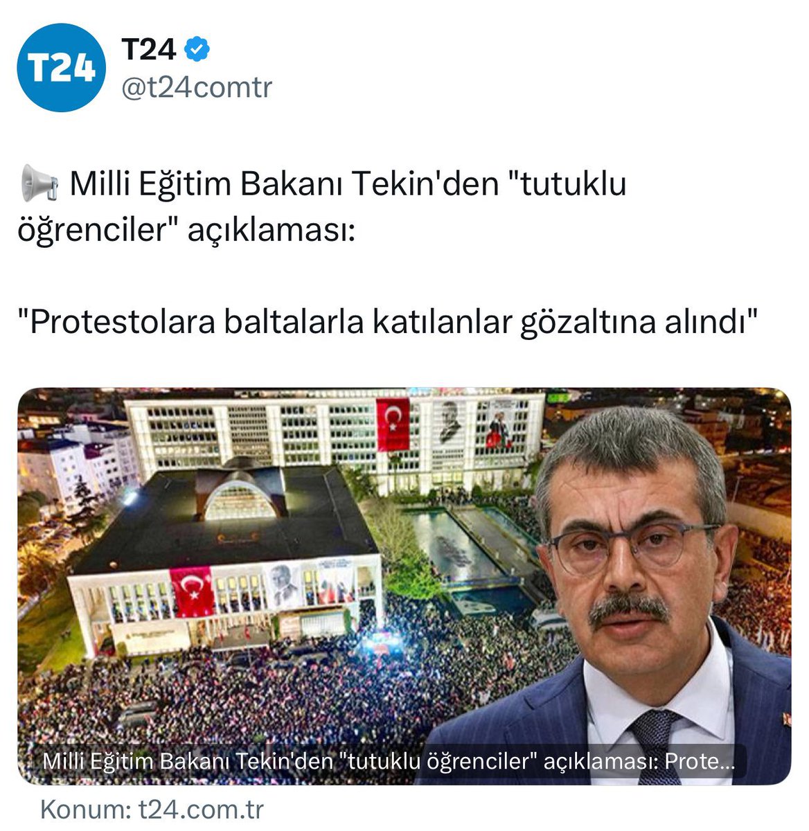 Sadece BALTALILAR tutuklu ise, bu durumda 301 adet BALTA’ya elkonulmuş ve adli emanete alınmış olması gerekir. Gençlerin sorgularında bile olmayan bu iddianızı kanıtlayacak adli belgeleri görebilir miyiz ???