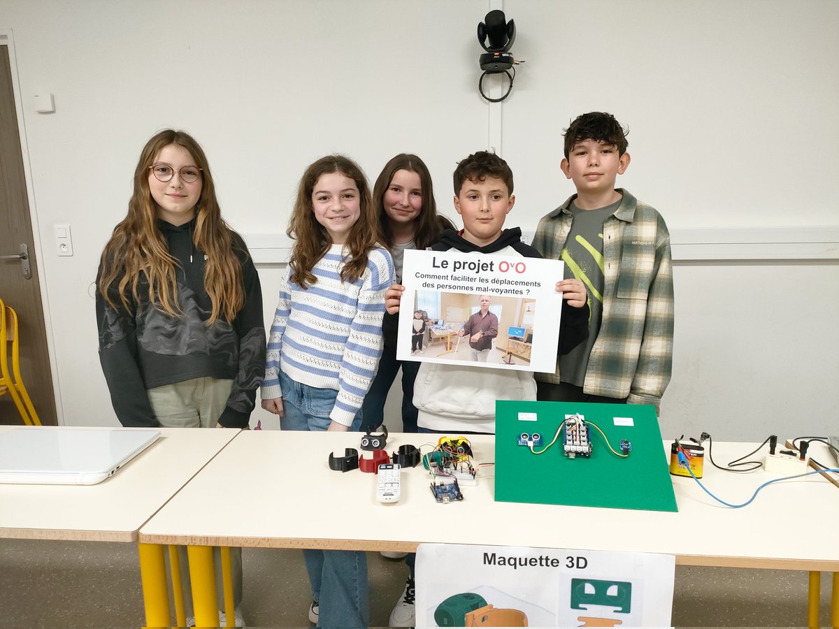CGenialLimoges's tweet photo. Bravo aux 5 équipes de l'@aclimoges pour leurs projets de qualité. C'est le collège Langevin de St Junien qui remporte le 1er prix et représentera l'académie à @citedessciences Paris le 21 mai.
@Fond_CGenial @Sciences_Ecole #ConcoursCGenial https://t.co/y9jACLAb6J