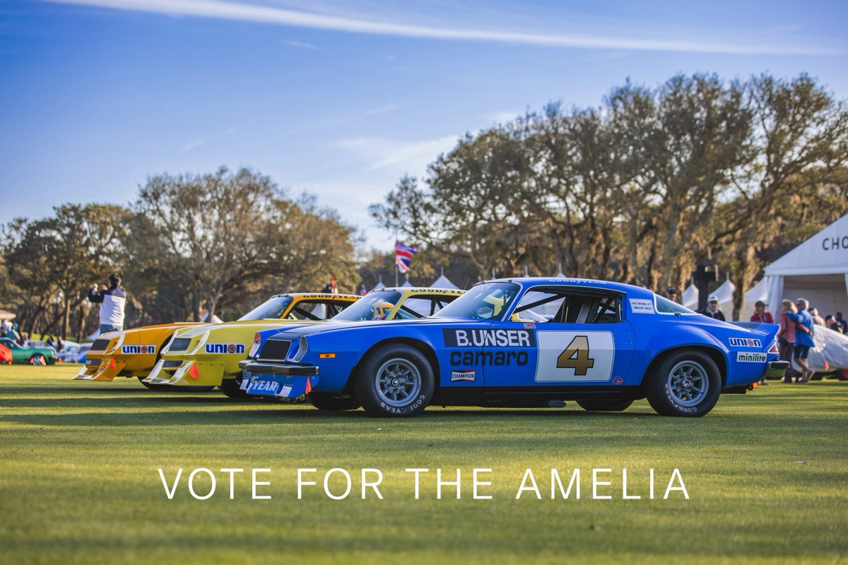 It's time to vote! 🗳️ 

The Amelia was nominated by USA TODAY for the Best Car Show in 2025. In order to secure the lead spot, we need our friends to help us out. 

Vote daily until 4/28: bit.ly/4iT33GE.