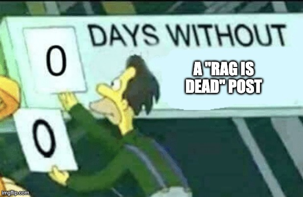 Every time a new model drops with an expanded context window (like Meta's impressive Llama 4 Scout with its 10M token capacity), I see the inevitable "RAG is dead" posts flooding my feed.

But this fundamentally misunderstands what RAG is about.

🧵 1/