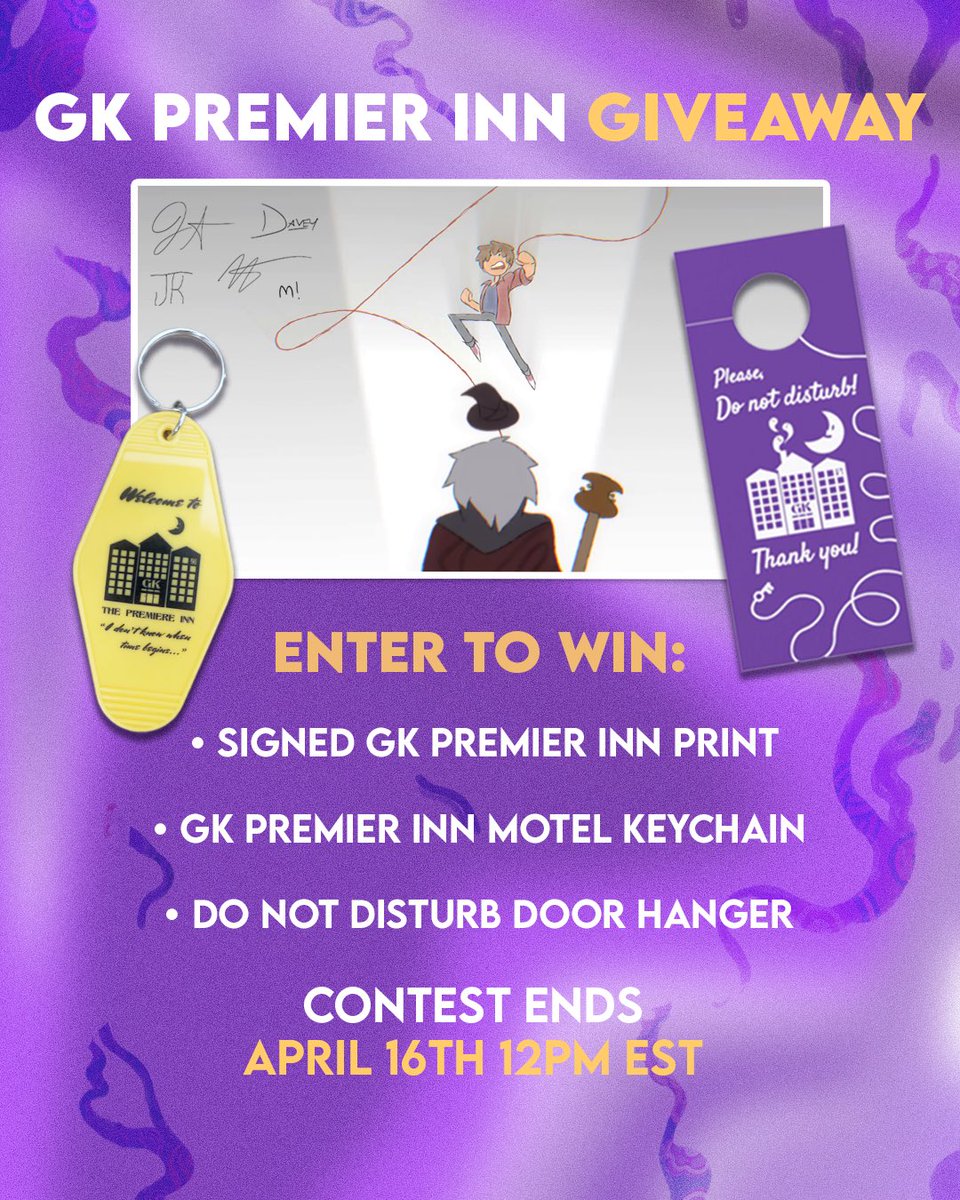 goodkidband's tweet photo. The Premier Inn official music video, animated by the INCREDIBLE @xrayalphaaa is releasing next week on April 16 at 12pm EST!! To celebrate, we are running a Premier Inn-themed giveaway; to enter, like this post &amp; RSVP for the premiere of the music video at the link in our bio :) https://t.co/fcXvVyyKAn