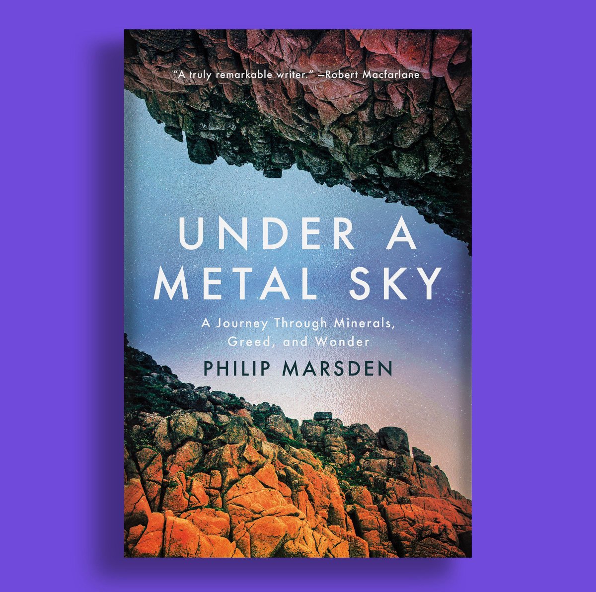 Counterpoint Press (@counterpointllc) on Twitter photo 🪨 COVER ANNOUNCEMENT🪨 Today we share the jacket for <a href="/philip1marsden/">Philip Marsden</a>'s UNDER A METAL SKY, designed by James Jones with art direction by @nlcaputo!
UNDER A METAL SKY hits bookstores on 11/4 — preorder now: counterpointpress.com/books/under-a-… 🪨 COVER ANNOUNCEMENT🪨 Today we share the jacket for <a href="/philip1marsden/">Philip Marsden</a>'s UNDER A METAL SKY, designed by James Jones with art direction by @nlcaputo!
UNDER A METAL SKY hits bookstores on 11/4 — preorder now: counterpointpress.com/books/under-a-…