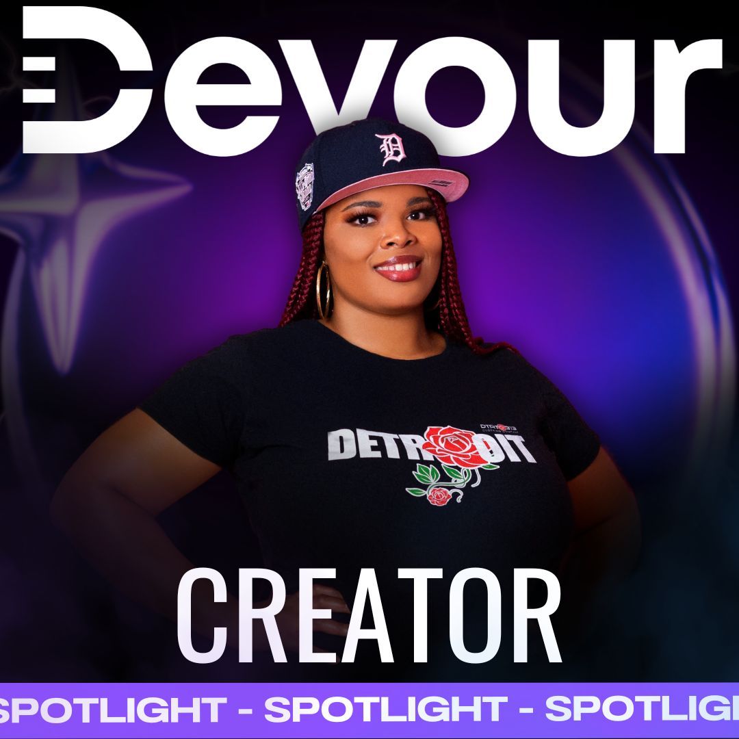 GoDevour's tweet image. This month’s Creator Spotlight shines on the unstoppable @MsPinky313Play_ 💖🎮 

From clutch plays in Call of Duty to building a vibrant gaming community, she’s leveling up the game and the grind by using DevourPlay to earn more rewards! 🍔

🔥 Drop a follow &amp;amp; catch her live on
