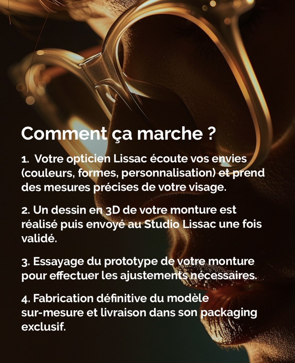 LissacAthis's tweet photo. Des lunettes qui vous ressemblent, au millimètre près. Découvrez le sur-mesure Lissac et créez LA paire faite pour vous. 
👀👓 https://t.co/W5wPLnPzQD