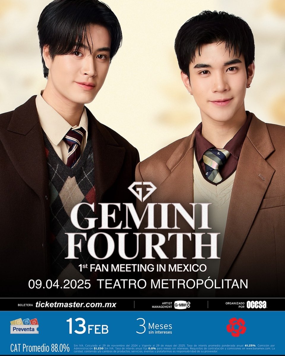 Updated Fourth Schedule Gemini Fourth 1st Fan Meeting in Mexico