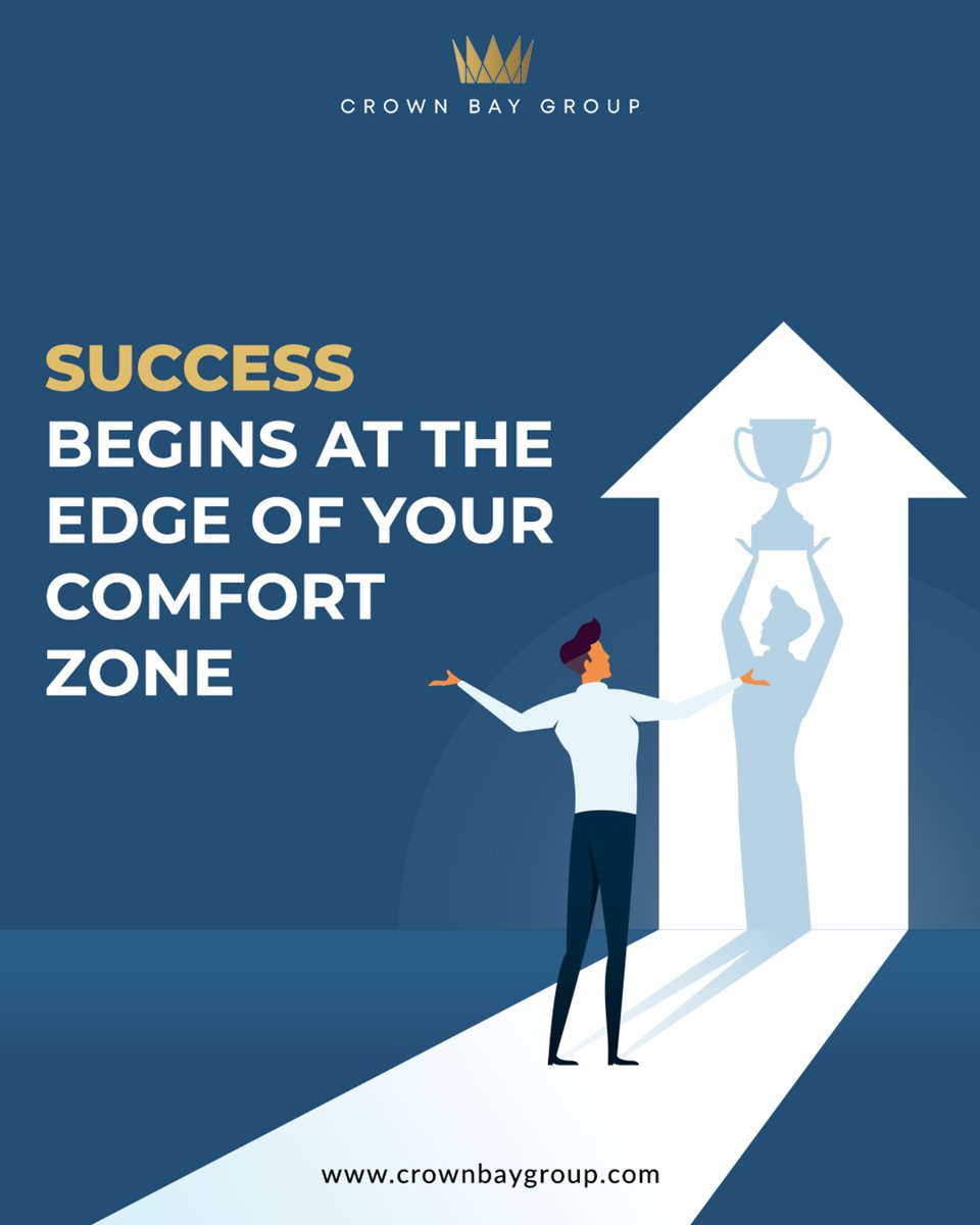 CrownBayGroup's tweet photo. Growth happens when we step outside our comfort zones and take on new challenges. Whether it's in real estate, business, or personal development, pushing yourself beyond familiar boundaries is where true success starts. #Crownbaygroup #GrowthMindset #SuccessJourney https://t.co/9uNMrTLhvZ