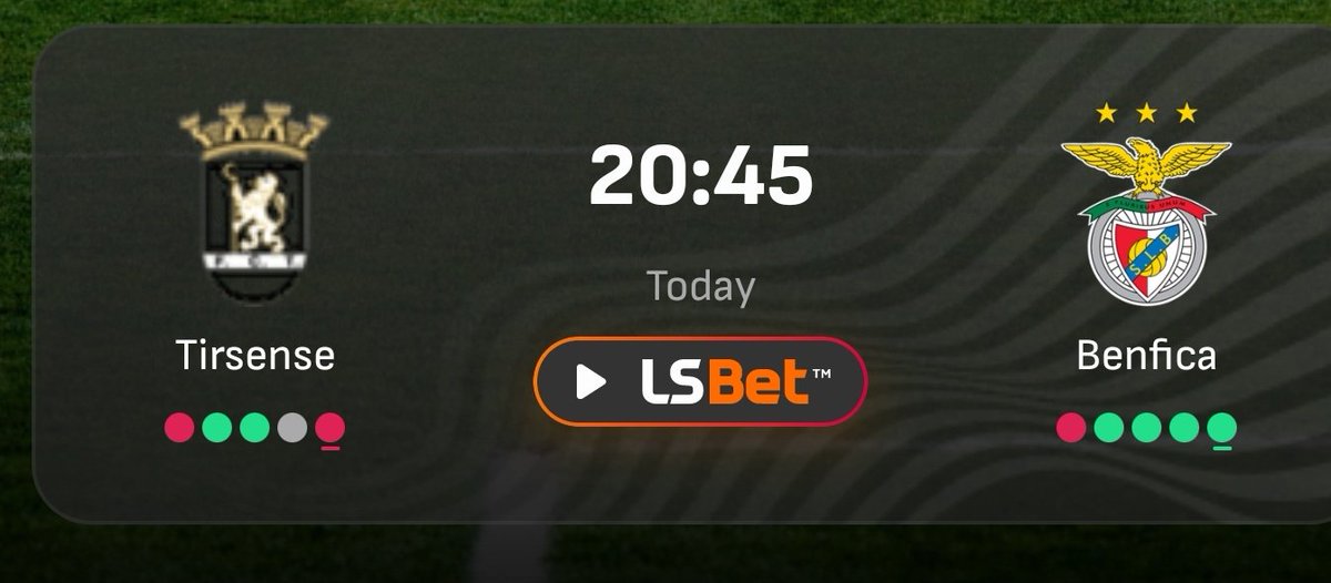 deccyladfm's tweet photo. Not seen anything mentioned about this, but pretty cool that a team from the 4th tier of Portugal are in the cup semi-final. #SLB #Tirsense https://t.co/F9b0UD9enu