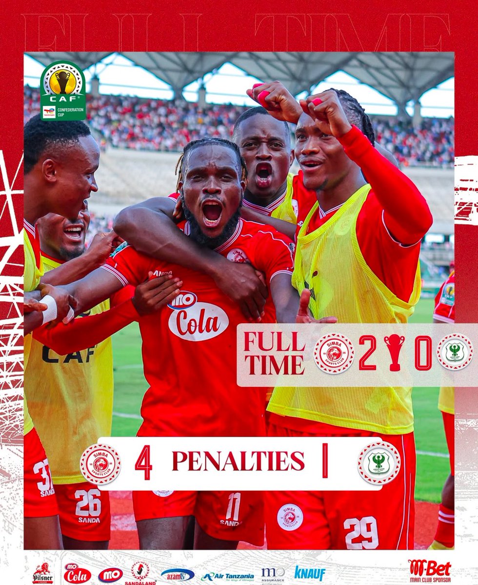 Fredrickringo's tweet photo. Finally Simba to the semis of CAF Confederation(eliminates Al Masry)…what a week after yesterday Arsenal win vs Real Madrid https://t.co/A2DORl7Q7H