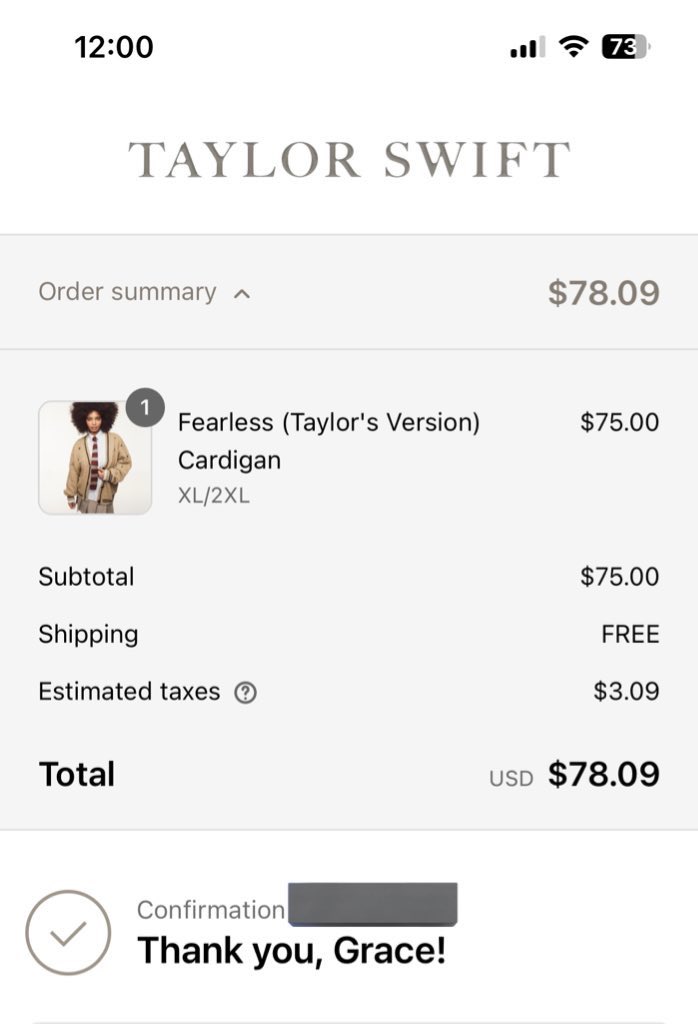 downbadgracie's tweet photo. Adding the #FearlessCardigan to my collection just feels right 🥹💛 can't wait for her to join her sisters 

@taylornation13 @taylorswift13 https://t.co/LnPXbjwxg1