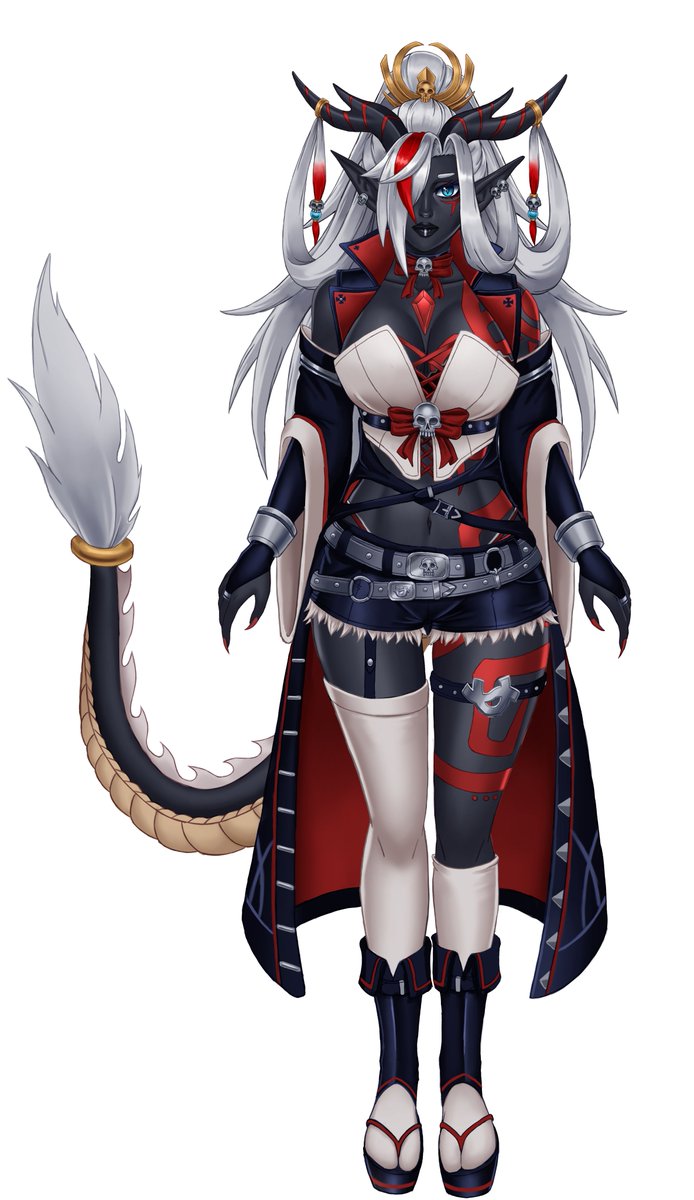 raas_art's tweet photo. I also design vtuber models #PortfolioDay https://t.co/Qw6B9vmYjw