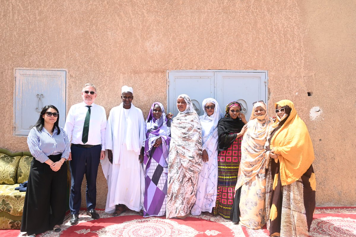 UNODC Sahel Programme (@unodc_sahel) on Twitter photo Visite d’un officiel du Ministère des Affaires Étrangères d’Allemagne 🇩🇪 <a href="/GermanyDiplo/">GermanForeignOffice</a> à la mahadras de Nouakchott ce matin pour discuter avec les Mourchidates 🕊️ des enjeux de l’extrémisme violent 💥 en #Mauritanie 🇲🇷. Renforcer notre coopération 🤝🏼pour une région plus stable. Visite d’un officiel du Ministère des Affaires Étrangères d’Allemagne 🇩🇪 <a href="/GermanyDiplo/">GermanForeignOffice</a> à la mahadras de Nouakchott ce matin pour discuter avec les Mourchidates 🕊️ des enjeux de l’extrémisme violent 💥 en #Mauritanie 🇲🇷. Renforcer notre coopération 🤝🏼pour une région plus stable.