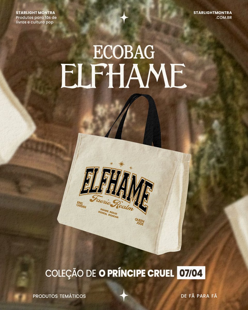 starlightmontra's tweet image. a coleção inspirada em o príncipe cruel já está no site! ✨
são vários modelos de camisetas e moletons, além de caneca, copo térmico, velas aromáticas, boné, ecobag e muuito mais!

e não esquece: as starpacks (nossos kits promocionais com desconto) ficam só até o dia 11 de abril