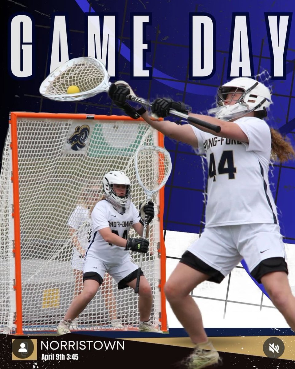 Good luck to SF Girls Lacrosse at their away match today vs Norristown.