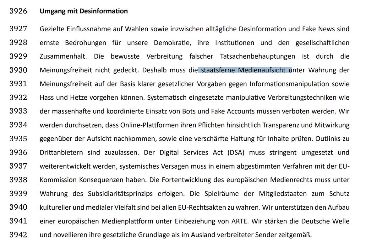 Wahnsinn: Die haben das echt in den Koalitionsvertrag reingeschrieben! JD Vance hatte recht mit Allem, was er gesagt hat!!! Ich denke, Herr <a href="/Steinhoefel/">Steinhoefel</a> wird mehr Arbeit bekommen, als ihm lieb ist.