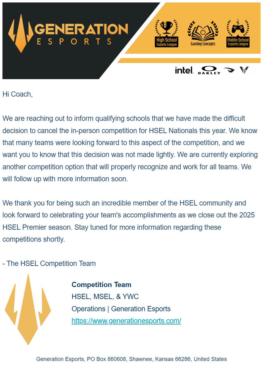 This is the most esports thing I've seen, we qualified for 2 of the 3 games...