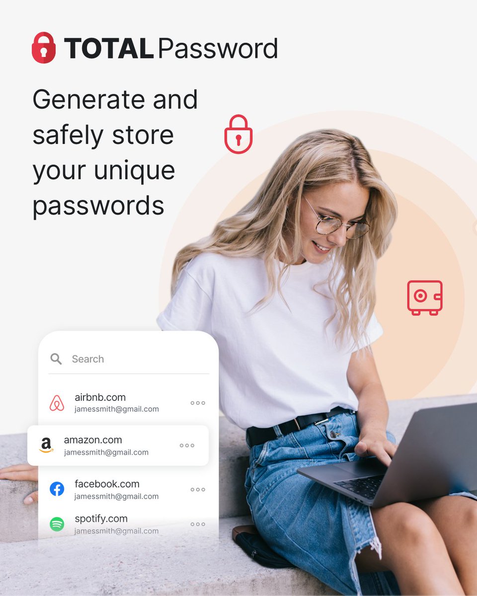 totalpassword_'s tweet photo. 🙈 Can’t remember your passwords?
📱 Still using the same one everywhere?
Yeah... it’s time for an upgrade.

Meet your new digital sidekick: a password manager that stores, remembers, and creates strong passwords - so you don’t have to.
One master password. Total peace of mind. https://t.co/OyzSQJlIkP