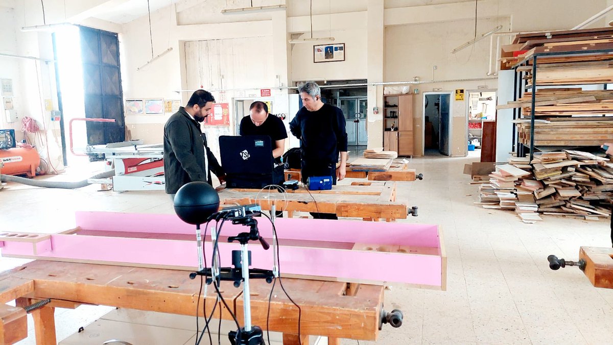 Bakanlığımız Destek Hizmetleri Genel Müdürlüğü İşyeri Sağlık ve Güvenlik Daire Başkanlığı İş Hijyeni Ölçüm-Test ve Analiz Laboratuvarı uzman deney personelleri okulumuz  Ahi Evran Mesleki ve Teknik Anadolu Lisesinde Çalışma Ortamlarına ait İş Hijyeni ölçümlerni gerçekleştirdiler.