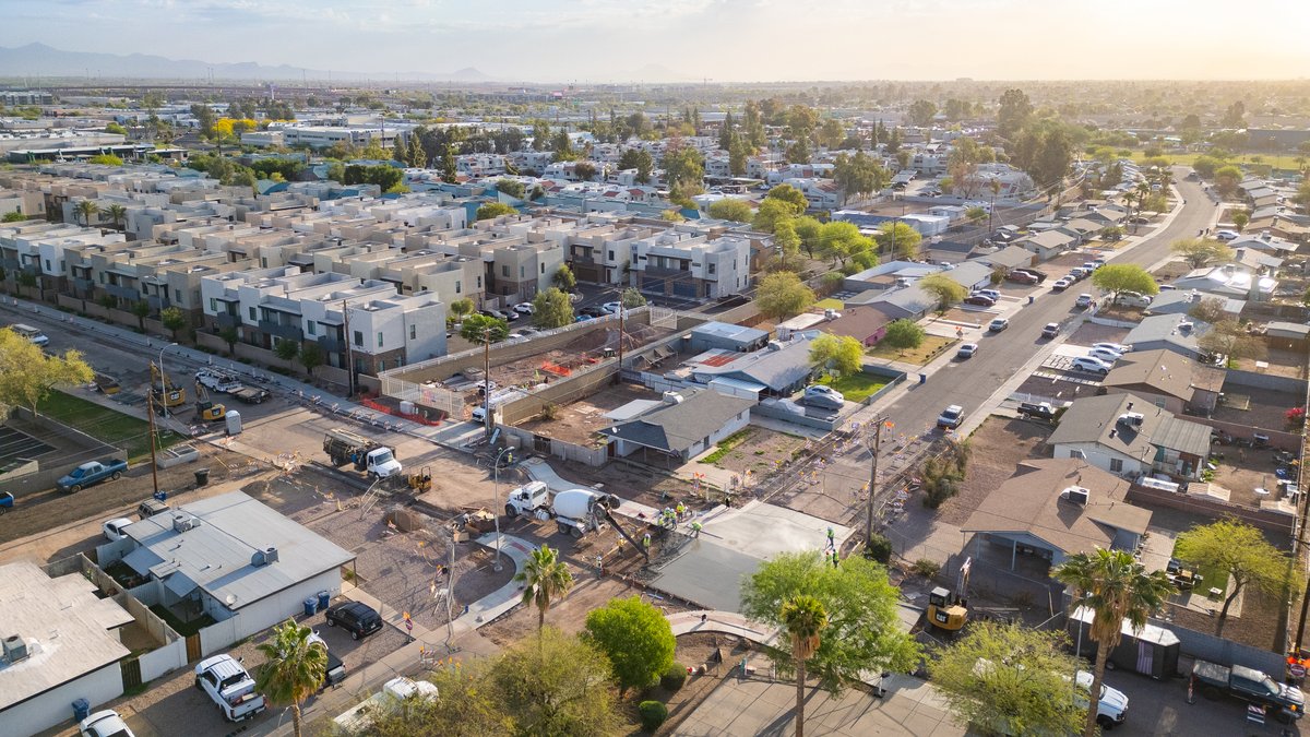 achengardner's tweet photo. Progress continues on our Infrastructure Improvements CMAR project for the @Tempegov! We've successfully poured 586 SY of new #concrete at the 10th St and Smith Rd intersection, creating a smoother and safer roadway. ππ¨
More #ProjectInformation here π https://t.co/T2t8v0Dcng https://t.co/uPOYDxa1PT