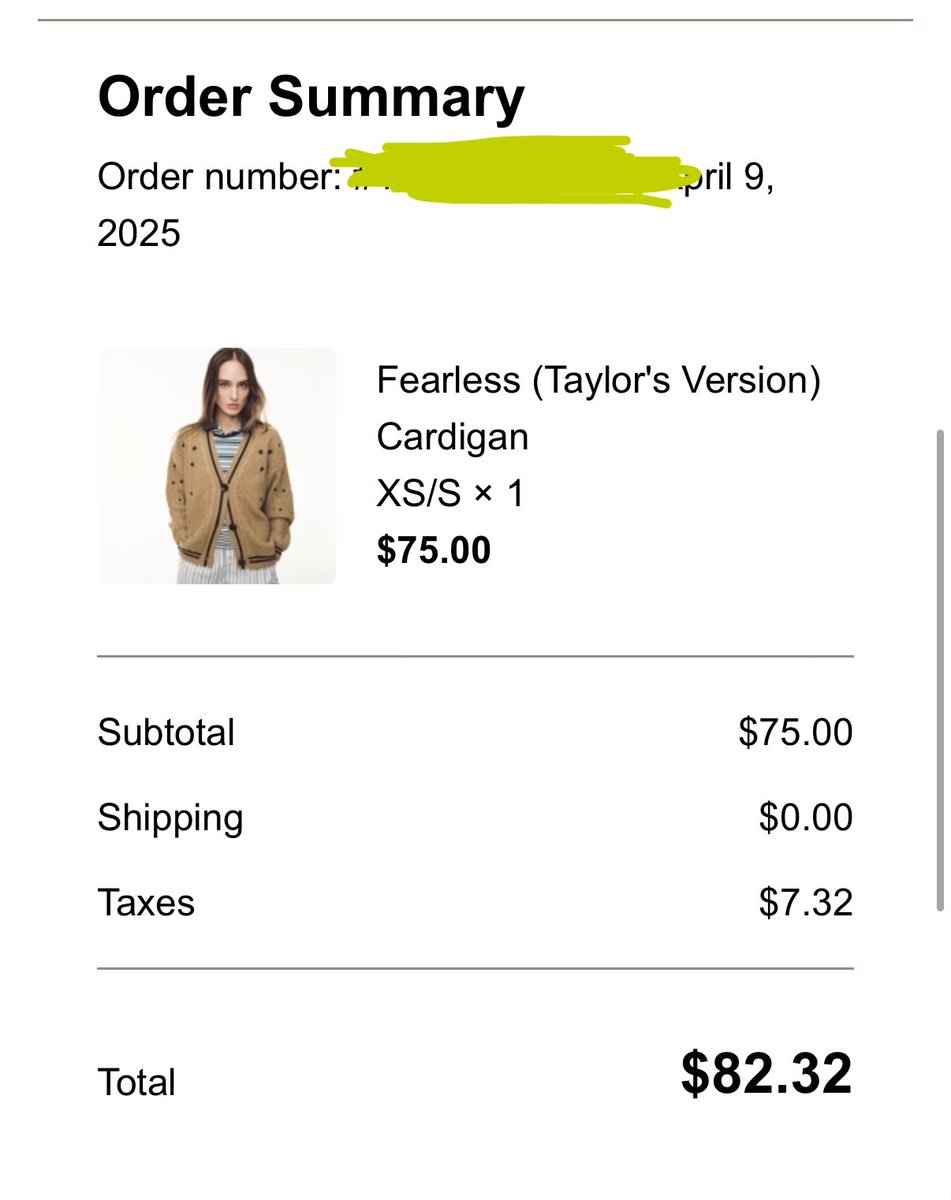 super_roxy89's tweet photo. Cardigan secured!!! 🫡🫡🫡 https://t.co/UizZSS2LEk