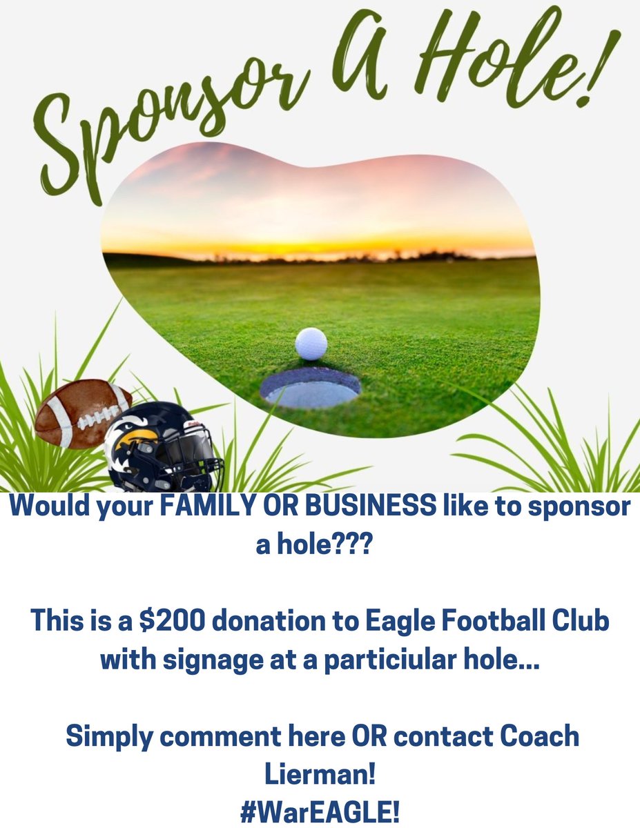 Sponsorship is open!  $200 donation