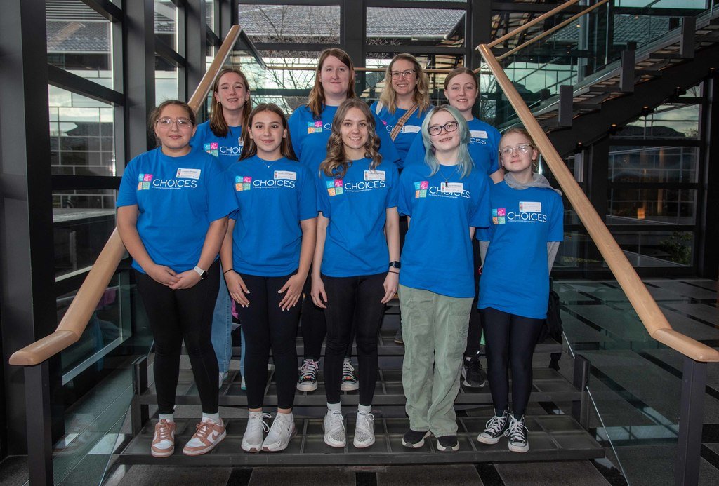 CHOICES Corning Inc. Career Exploration for Girls – Eight of our 8th grade girls attended this event that focused on careers in STEM (Science, Technology, Engineering and Mathematics).  They had a blast!
#GOPANTHERS!
#girlsinstem