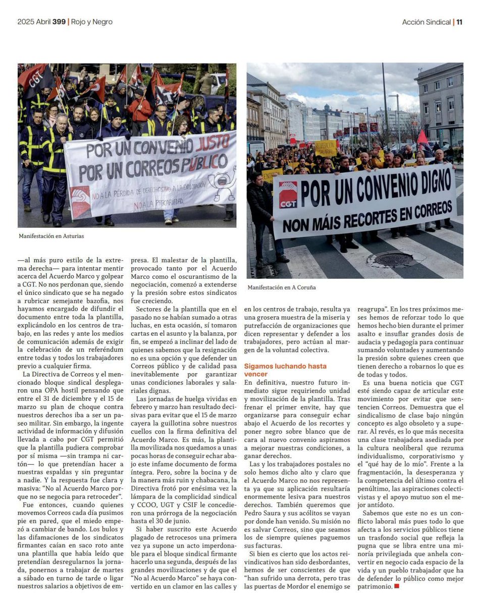 CGT CORREOS MADRID (@cgtcorreosm) on Twitter photo Una enorme movilización sacude Correos
#noalacuerdomarco Una enorme movilización sacude Correos
#noalacuerdomarco