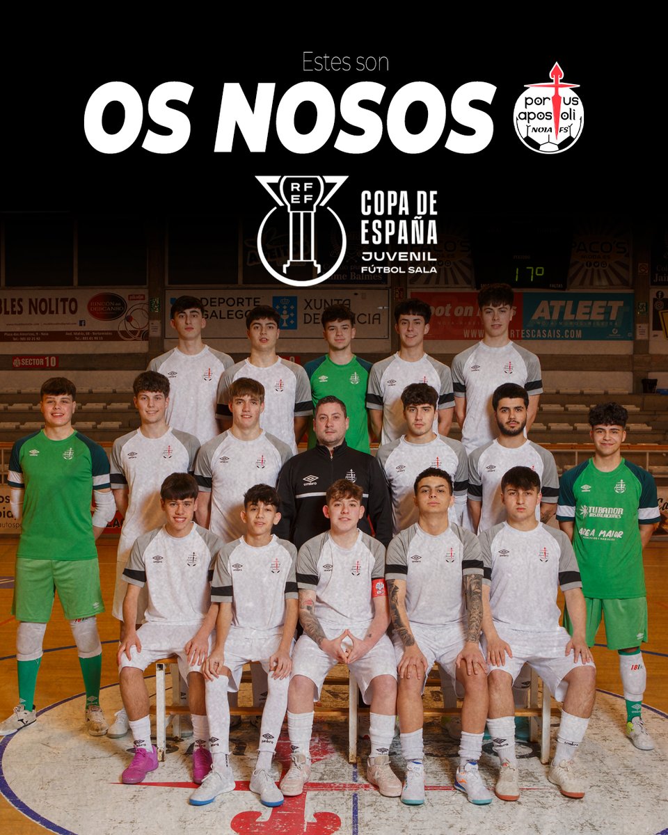 Xa sabemos onde, cando, como e por que.

Agora é momento de saber 𝗾𝘂𝗲𝗻 𝘀𝗼𝗻 𝗼𝘀 𝗻𝗼𝘀𝗼𝘀 para a #CopaDeEspañaJuvenilFS! 🤍

🧵⬇️