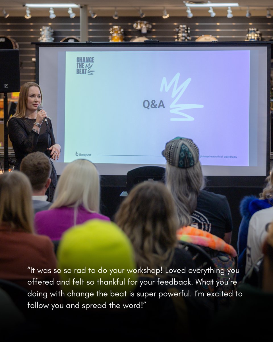 23by23official's tweet image. Last year, with the help of @FACTORcanada, we were able to host workshops all across Canada, elevating female and gender non-conforming artists and helping them build their careers in electronic music. 

@SYDNEYBLU #FACTORfunded