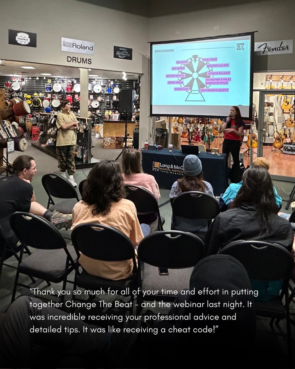 23by23official's tweet image. Last year, with the help of @FACTORcanada, we were able to host workshops all across Canada, elevating female and gender non-conforming artists and helping them build their careers in electronic music. 

@SYDNEYBLU #FACTORfunded