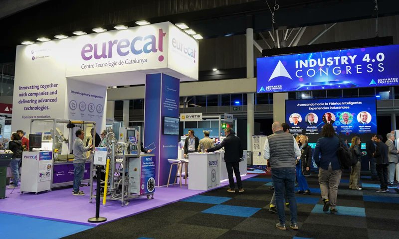 .<a href="/Eurecat_news/">Eurecat</a> participa en <a href="/AdvanFactories/">Advanced Factories</a> con propuestas que aplican IA a los procesos industriales, robótica aérea, fabricación aditiva y tecnologías de seguridad para entornos de trabajo exigentes.

👉 digitalinside.es/eurecat-lleva-…