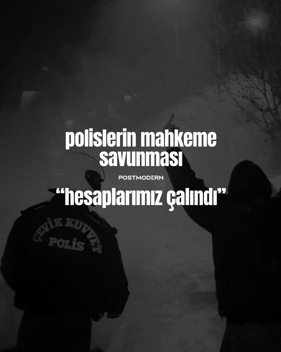Polislere mahkemede sosyal medya paylaşımları soruldu: “Eylemcilere küfür etmedik, işkence ve paket iması yapmadık, hesaplarımız çalındı, adlarımıza sahte hesaplar açıldı, kişisel verilerimiz panelden alınarak paylaşıldı, neden hedef gösterildiğimizi bilmiyoruz.”

-Av. Fırat Aras