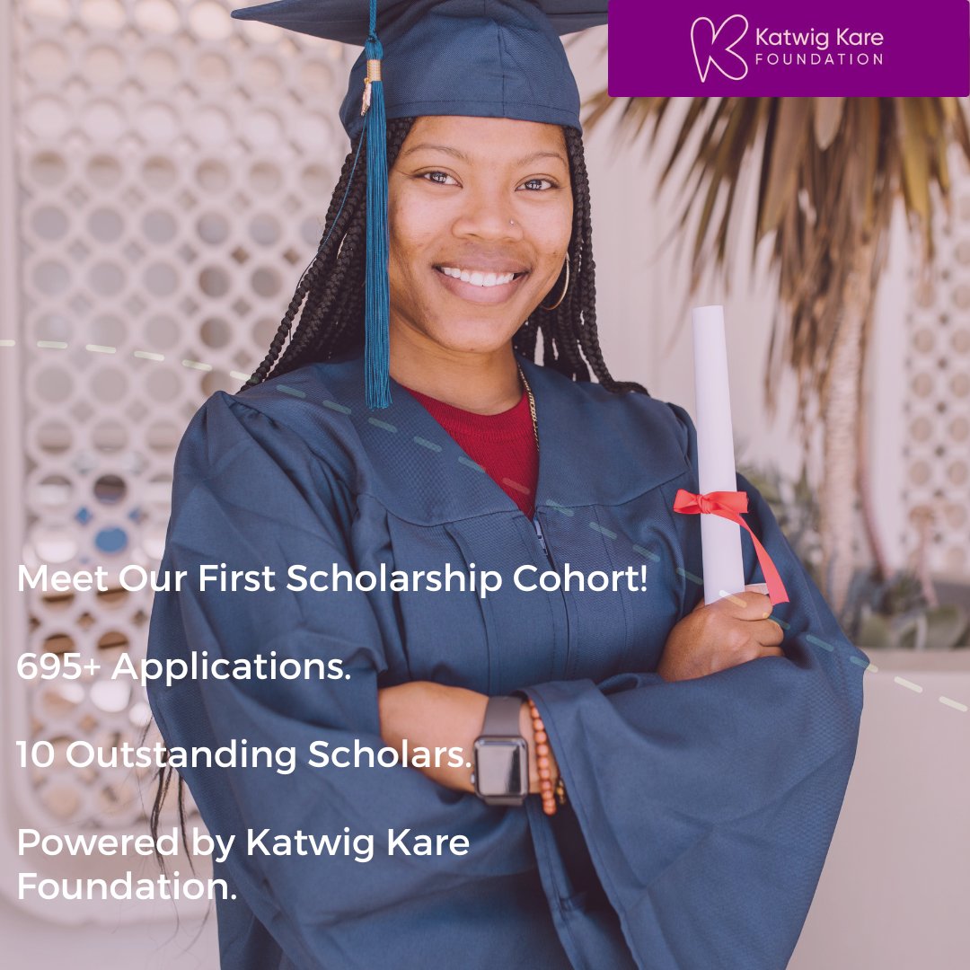 KatwigKare's tweet photo. Introducing the first cohort of the Karen Chukwu Scholarship Fund! 
Out of over 695 applications, 10 exceptional scholars were selected for their passion, academic excellence, and commitment to driving change in the fields of Law, Justice, Health, and STEM. https://t.co/WTM33plsKG