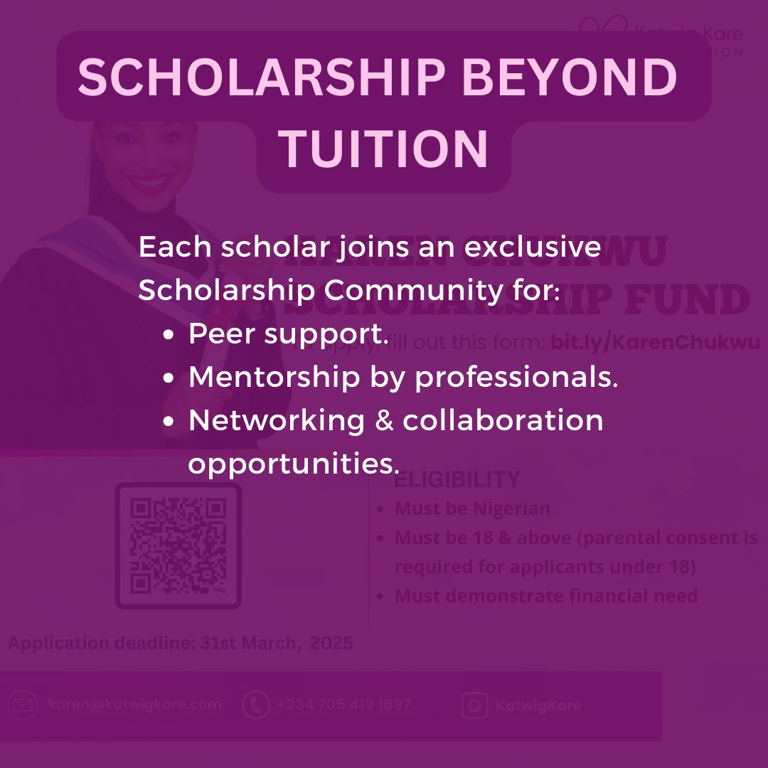 KatwigKare's tweet photo. We are proud of this remarkable group and excited about their journey ahead. 
If you’re an individual passionate about making a lasting impact through education, we invite you to support a scholar.
Send us a DM or email karen@katwigkare.com

#KarenChukwuScholarshipFund  #kkf #UN https://t.co/S4isaLgl0C