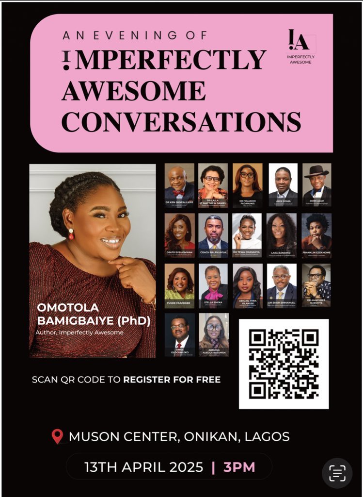 FunmiKolz's tweet photo. Have you been struggling with imposter syndrome? Trying to overcome obstacles and bouncing back? Are you trying to cultivate a mindset that thrives even under pressure? Sign up for Imperfectly Awesome Conversations Summit 2025. https://t.co/olUaozarY0.
It’s committed to gender equality, empowerment and inclusivity.