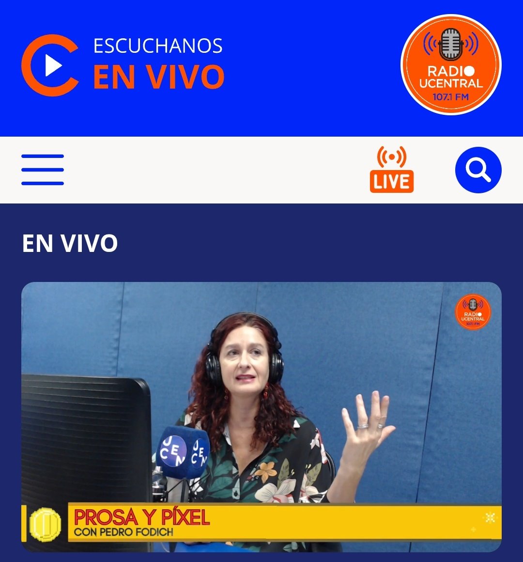 En vivo 🔴 Nuestra directora, <a href="/mariafergarciai/">MªFernandaGarcía💃🏻</a>, en  <a href="/RadioUCentralCL/">Radio UCentral</a> para conversar sobre las próximas novedades y programación del Museo.

🔻
Radio.ucentral.cl