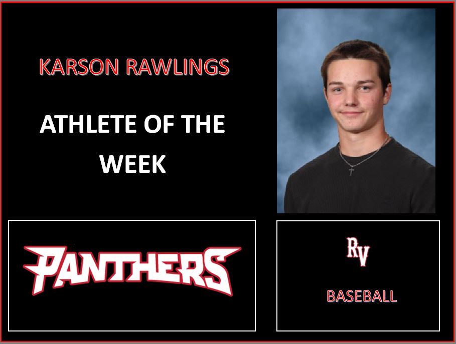 Week 4 Spring Athletes of the Week!  Sponsored by the Finley Booster Club