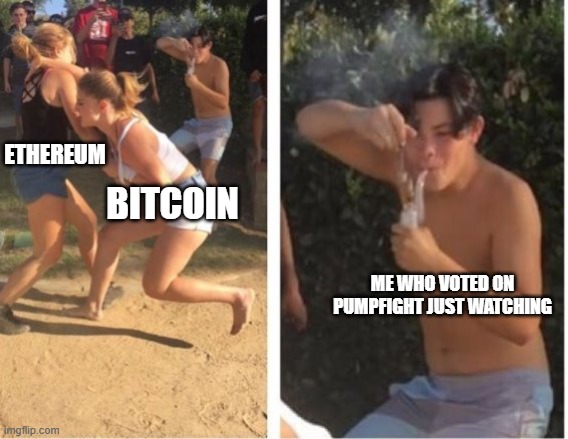 Pronto_Uc's tweet photo. This is a battle ground where tokens battle for the best ⚔️
This is the time to vote your favourite tokens. #PumpFight #meme #crypto #Solana #TokenBattle #CryptoCommunity
@pumpfight_io https://t.co/qlzvgl0MZF