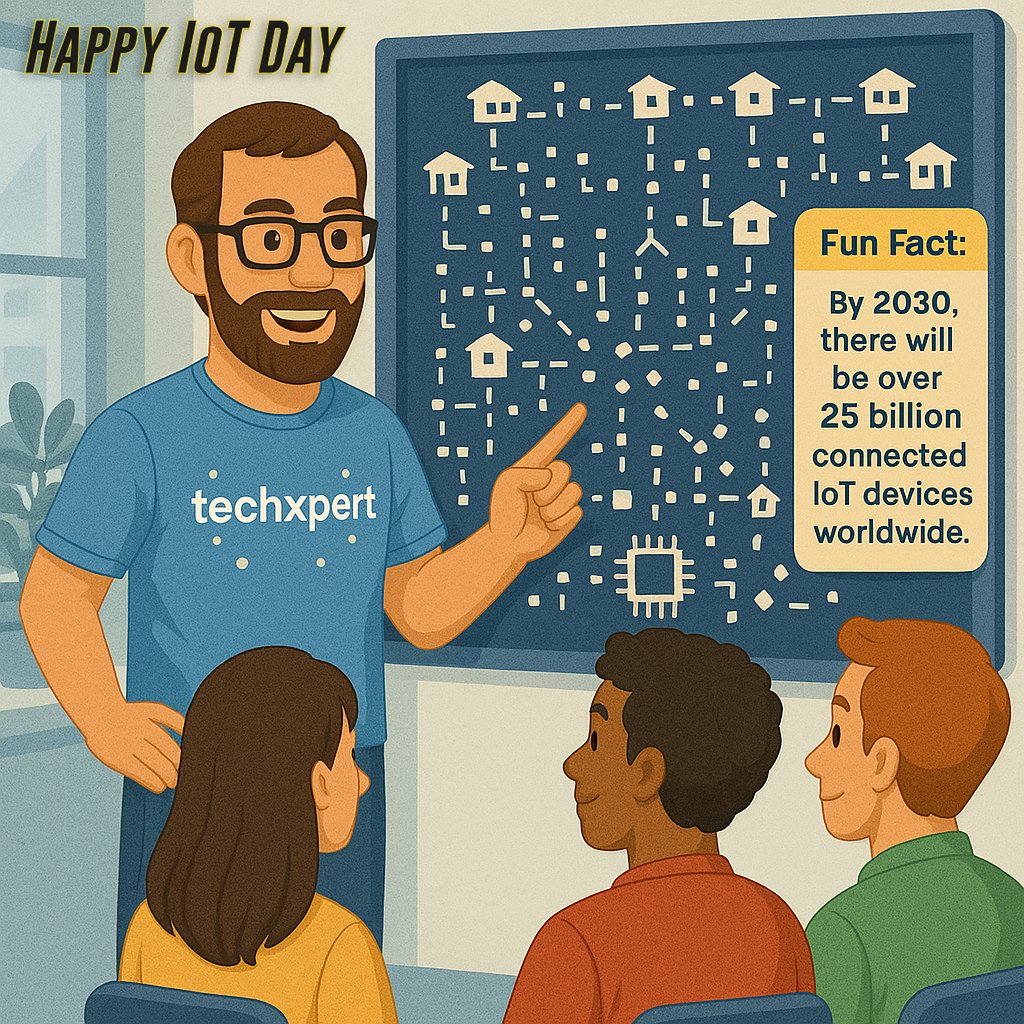 polestrella's tweet photo. 🌐🔧 ¡Feliz #DíaDelIoT!
En el 2030 habrá más de 25 billones de dispositivos IoT conectados.
Felicitaciones a mis amigos @michaeldasilvag y @elandivar , quienes trabajan día a día en esta rama de la tecnología.
👉 https://t.co/Jd6JS7aE5C
#IoTDay #TechXpert #TechMan https://t.co/3H15XHbUvu