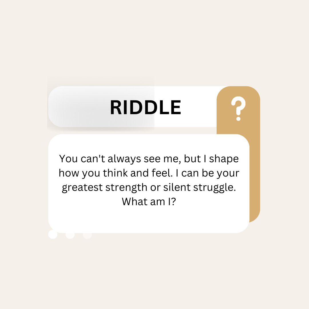 Just because it's invincible doesn't make it less important. Let's care for our minds as much as our bodies.
Drop your answer in the comment section 🤗
#MentalHealthMatters #SilentStruggles #LIFE