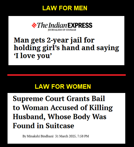 right2men's tweet photo. This is called Equality in India... https://t.co/Vic0UgZZ9k