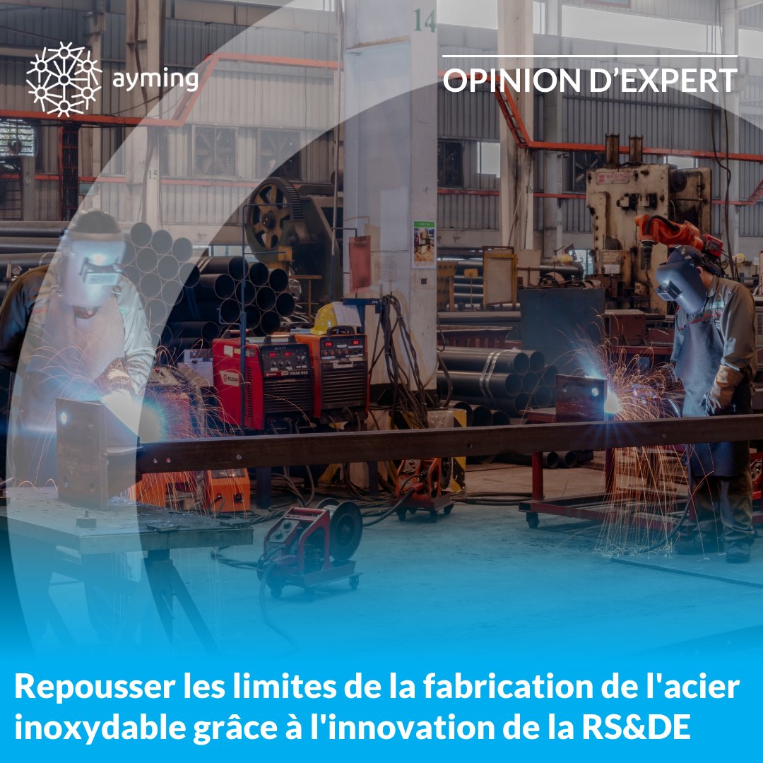 AymingCanada's tweet image. 🔩 Vous innovez en fabrication d’acier #inoxydable?

Découpe laser, soudage, automatisation… Ces défis R&amp;amp;D peuvent être admissibles au crédit d'impôt #RSDE.

Ayming Canada vous aide à maximiser vos réclamations 👉ayming.ca/fr/insights/de…