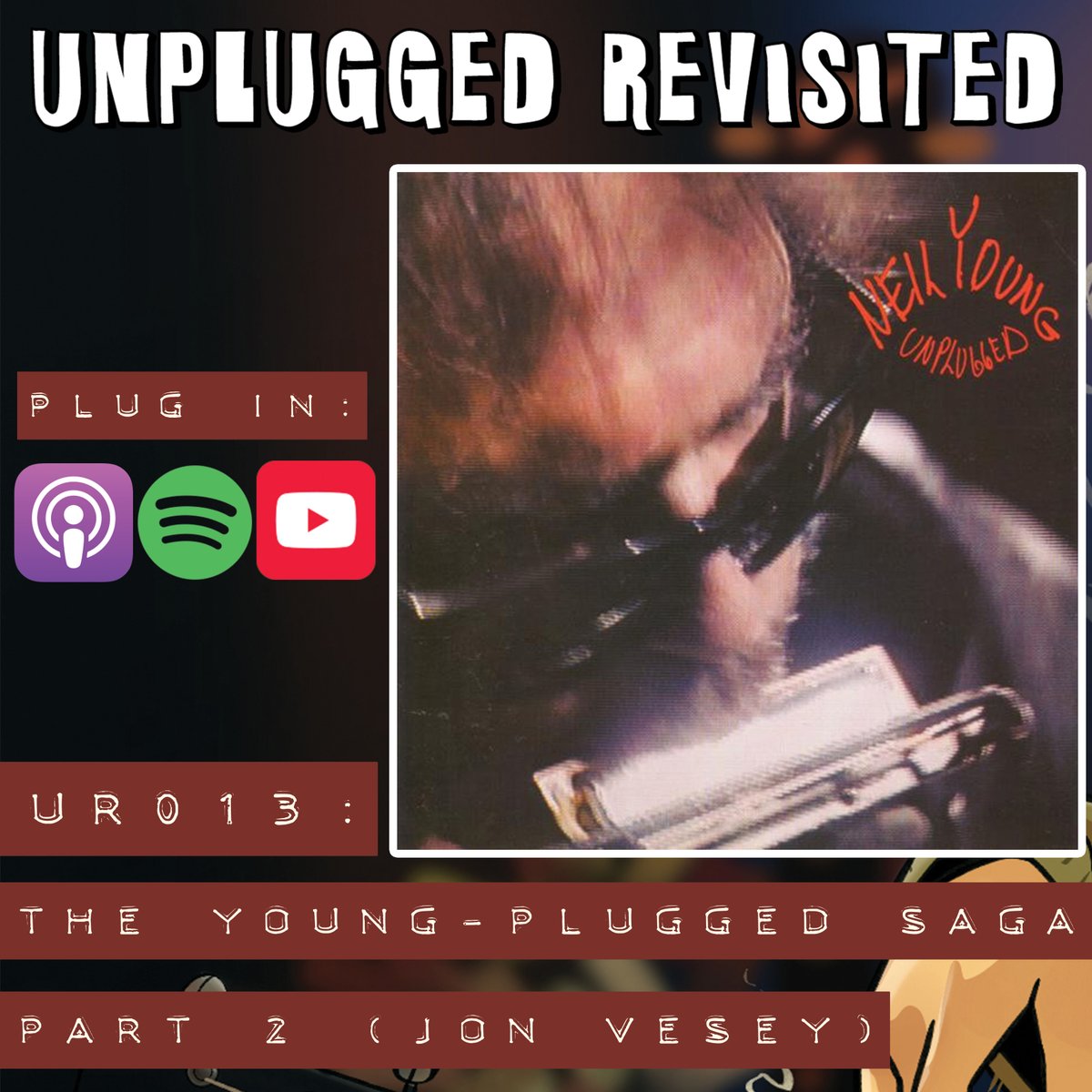 (6/6) ... Hear all these and so much more about Neil Young's three appearances on MTV Unplugged (including behind-the-scenes interviews and even some audio of his unaired '92 episode) in my most recent two episodes of Unplugged Revisited!

Tune in here: podcasts.apple.com/us/podcast/unp…