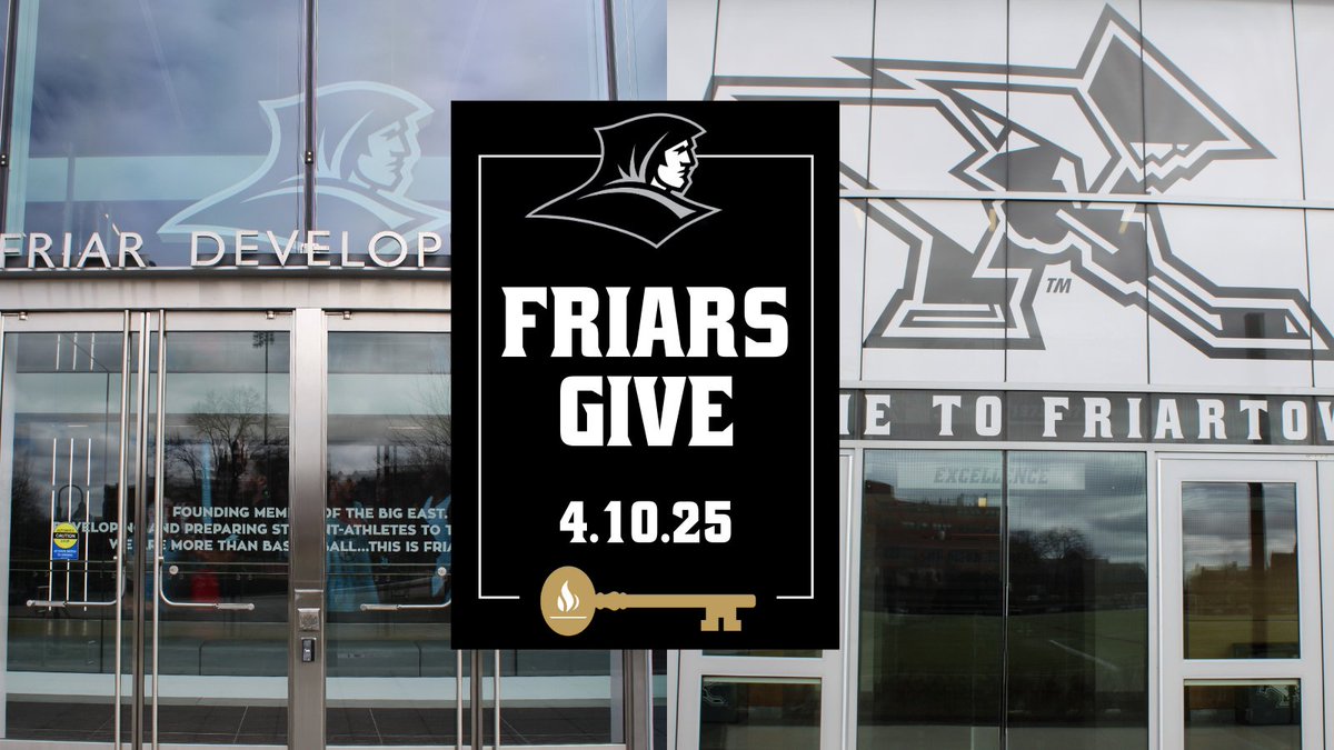 pcfriarsmgolf's tweet image. Today is Friars Give at Providence College! ⛳ Help us open doors for our men’s golf student-athletes!
The team with the highest alumni participation wins $15K from Steve Napolillo’s Giving Challenge! Make your gift today!
give.providence.edu/2025-friars-gi…
#GoFriars